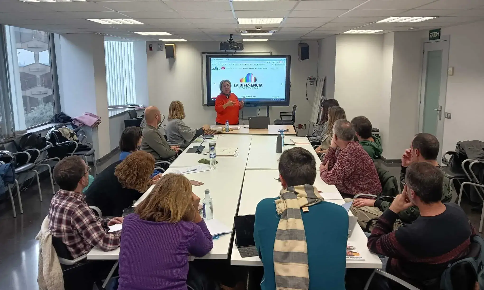 La Katy Pallàs és professora i ha ajudat a impulsar el programa 'Coeduca't'.