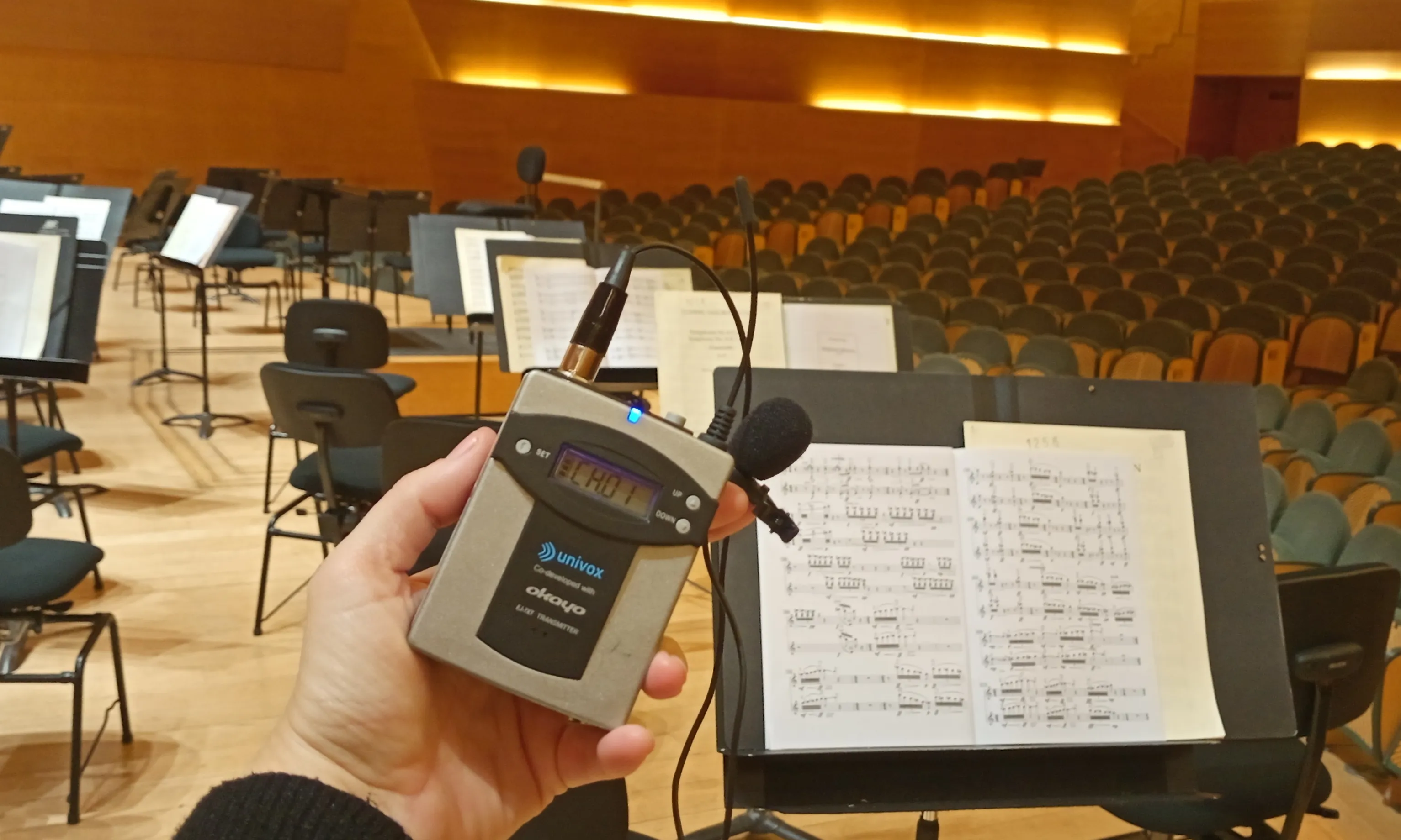 Prova d'accessibilitat per a les persones amb sordesa a L'Auditori
