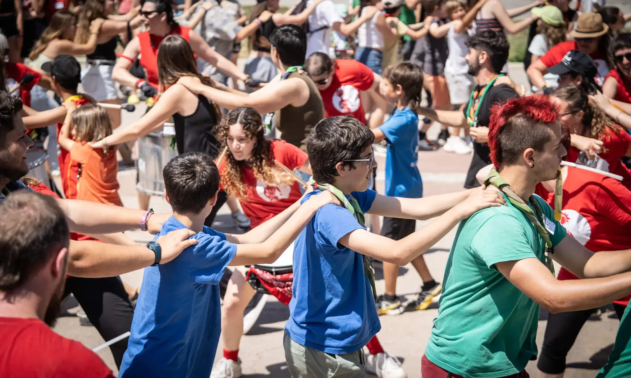 Una de les activitats que va tenir lloc durant la Gran Fularada