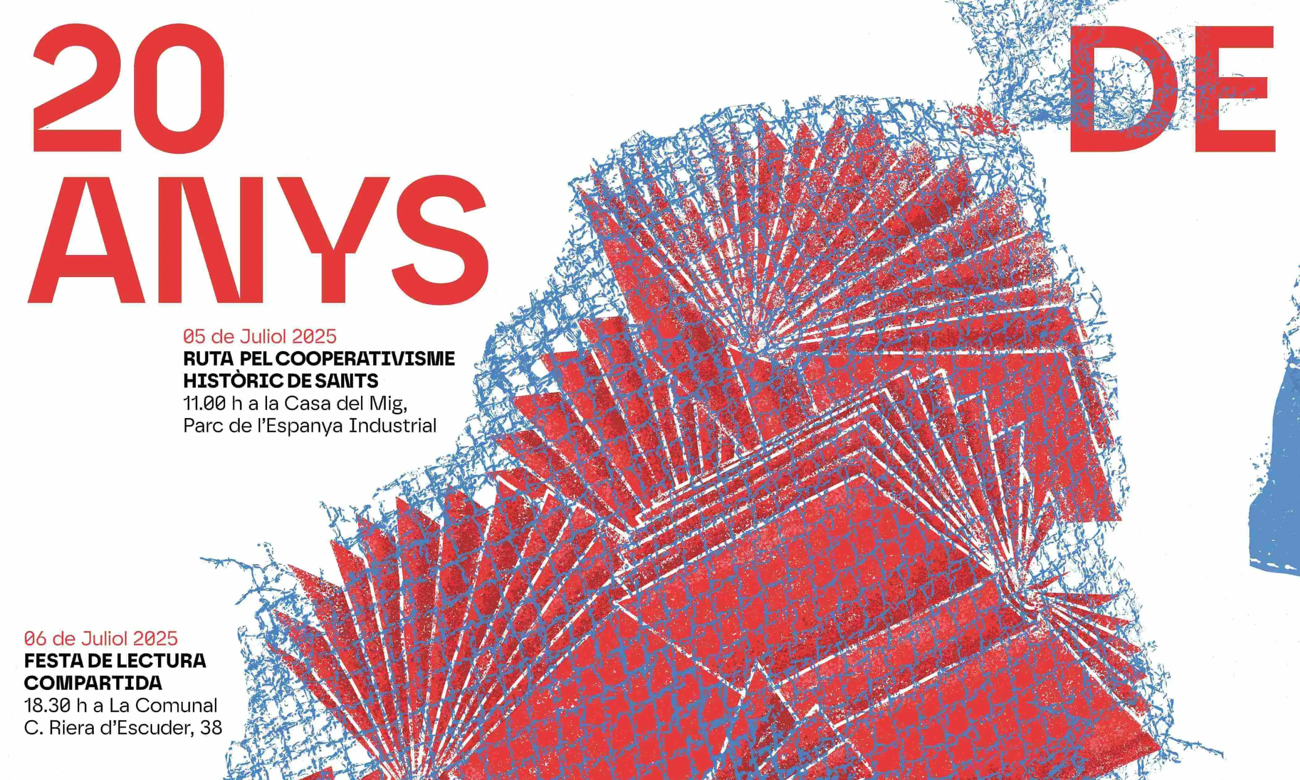Cartell dels 20 anys de la Ciutat Invisible