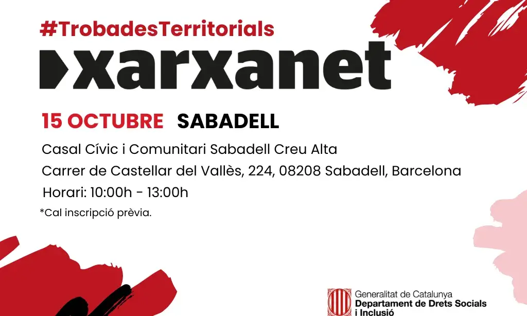 Cartell de la trobada a Sabadell. 
