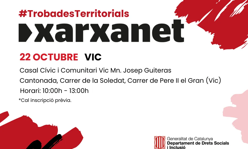 Cartell de la trobada a Vic. 