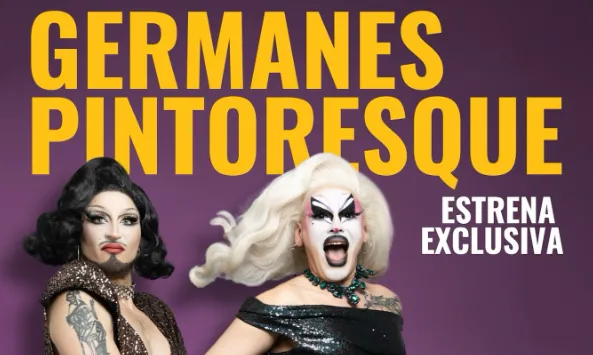 Espectacle ‘NBA – No Binàries en Apurs’ de les Germanes Pintoresque. Font: Espai LGTBI Girona