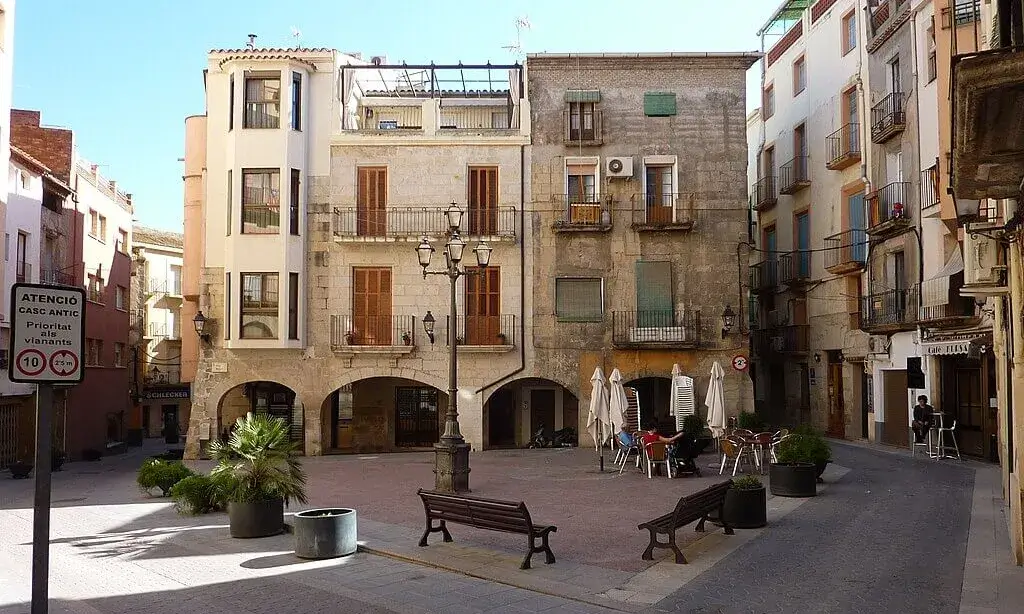 Plaça Major de Flix
