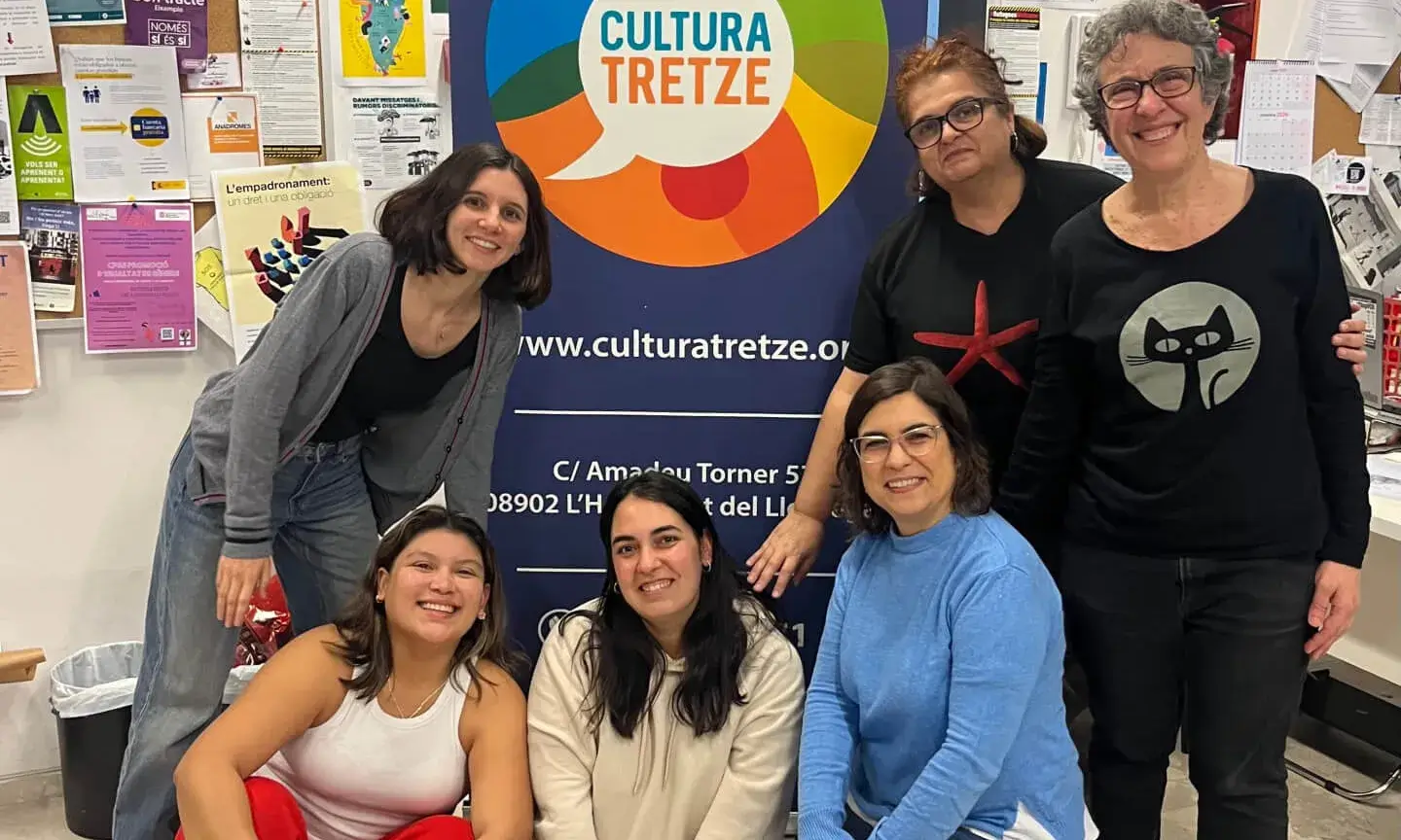 L'equip de dones que fa possible l'associació