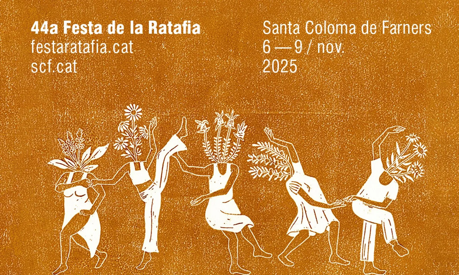 Cartell oficial de la 44a Festa de la Ratafia.