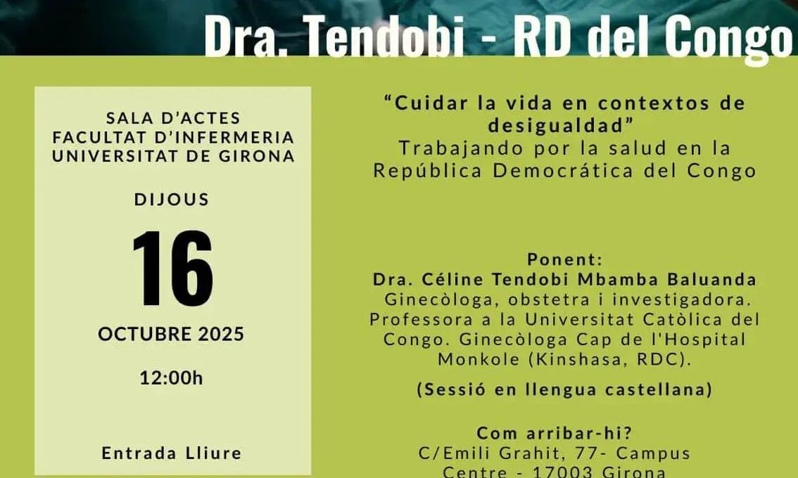 Cartell oficial de l'acte 'Cuidar la vida en contextos de desigualtat'.