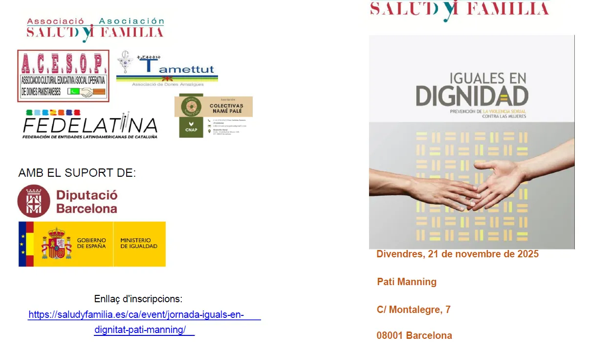 Jornada Iguals en dignitat
