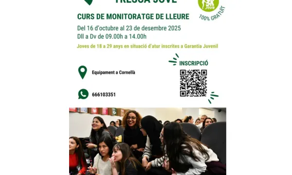 Una iniciativa per fomentar la formació i la inserció laboral de la joventut a través del lleure educatiu.