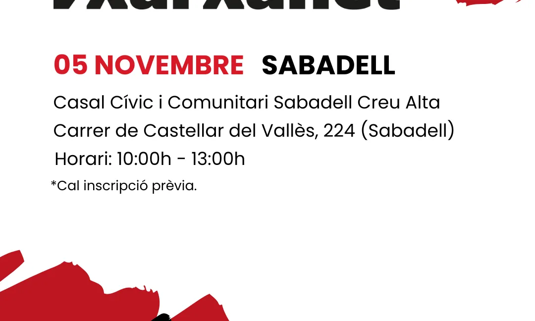 Cartell de la trobada a Sabadell.