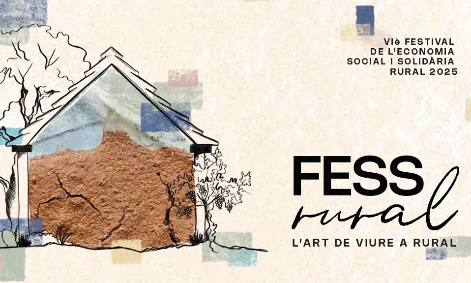 Cartell oficial del Festival de l'Economia Social Solidària Rural 2025.