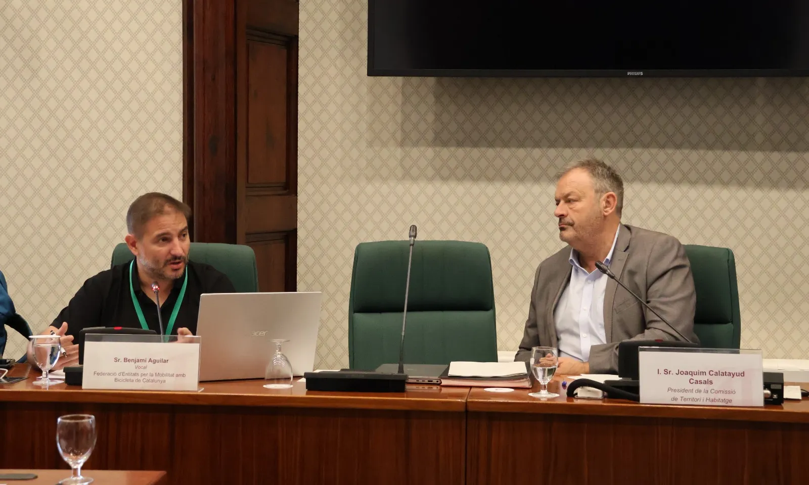 Compareixença a la Comissió de Territori i Habitatge