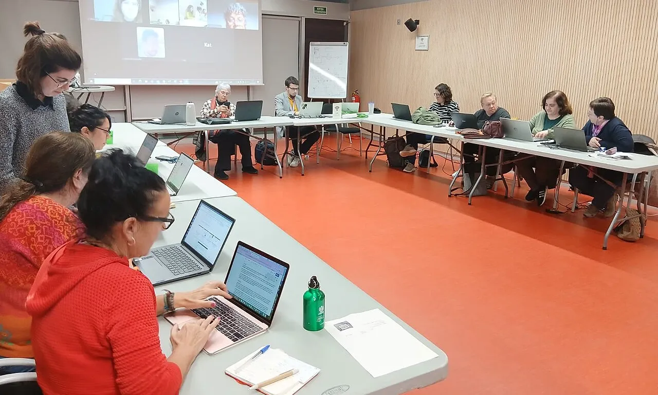 Viquimarató per al Dia Internacional de les Dones i les Nenes en la Ciència 2025, celebrada al Parc de Recerca Biomèdica de Barcelona.