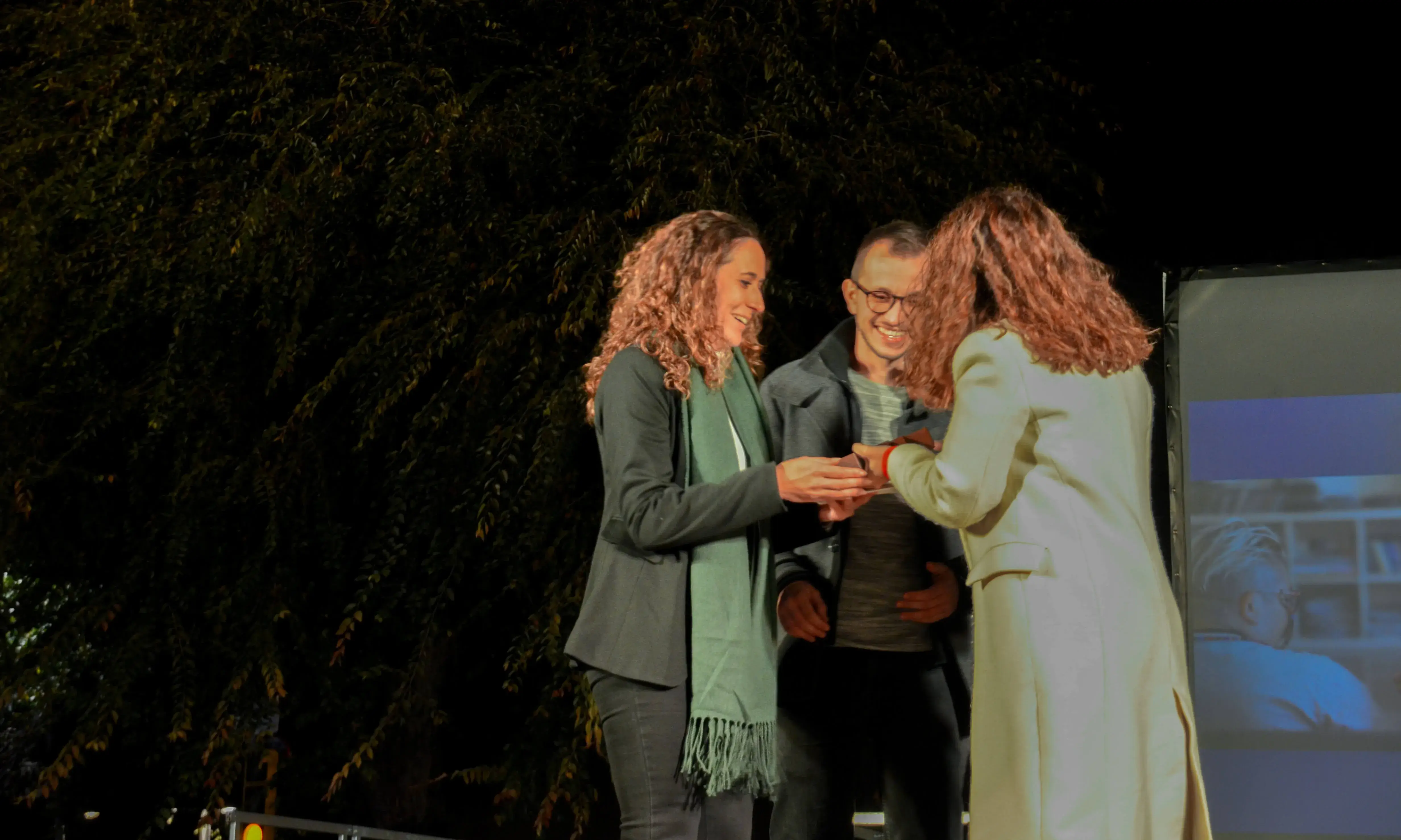 El Jesús i la Laia recullen el premi Sant Andreu