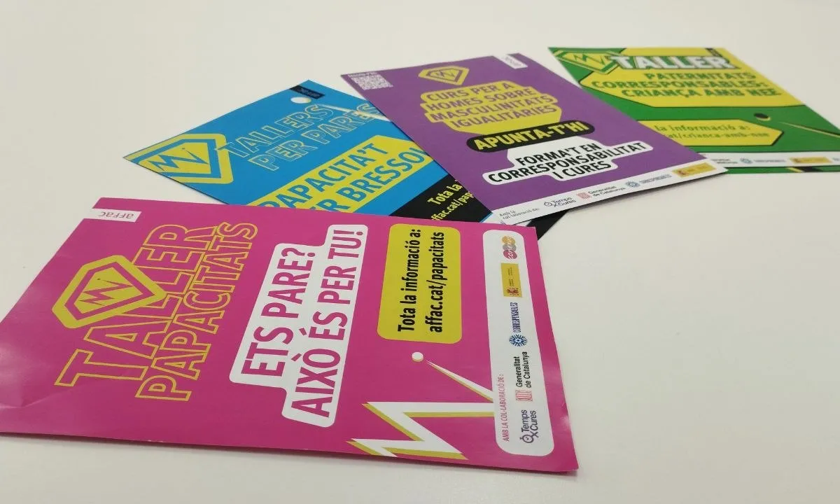 Material gràfic i de promoció del programa HOMES-AFA.