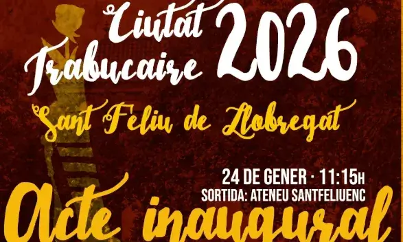Cartell oficial de la festa d’inici de la Ciutat Trabucaire.
