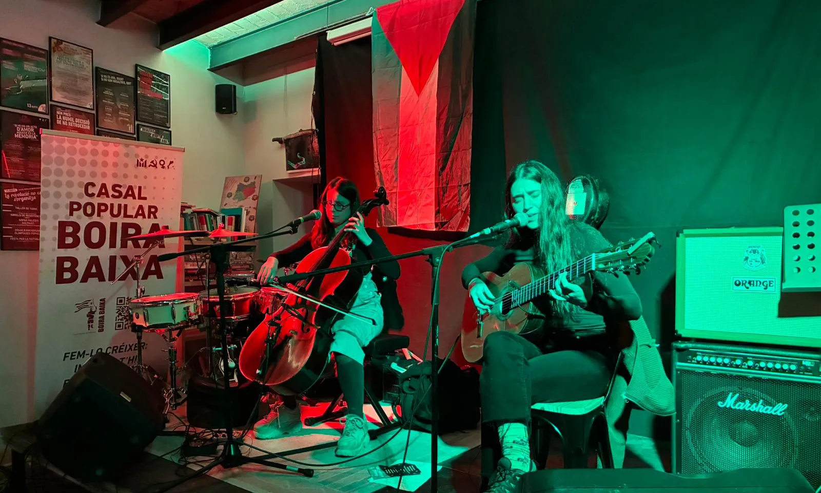 Concert a favor de palestina al Casal Popular Boira Baixa