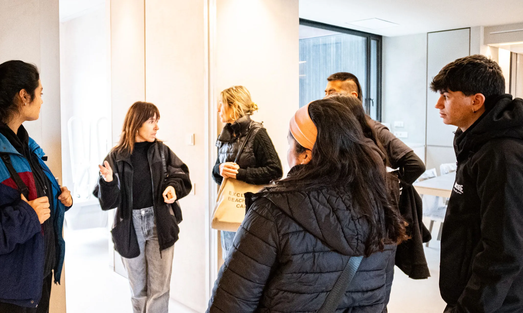 Imatge d'una de les visites a La Parada