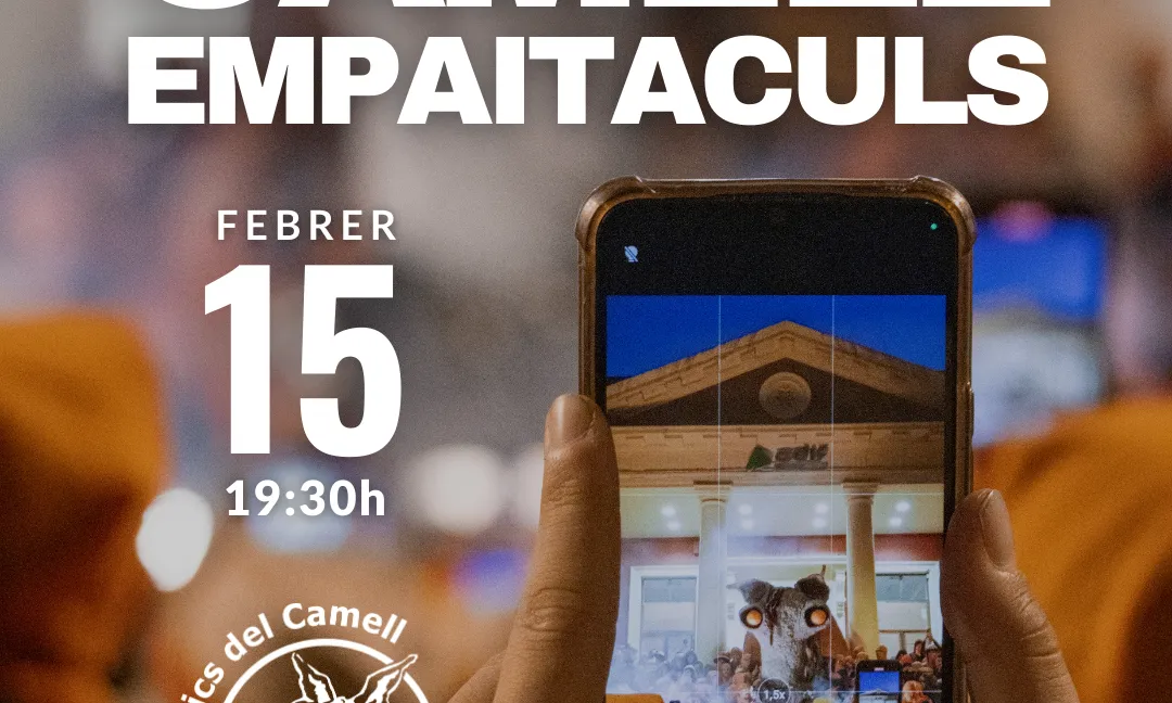 Cartell del Ball del Camell i l'Empaitaculs de Carnaval 2026