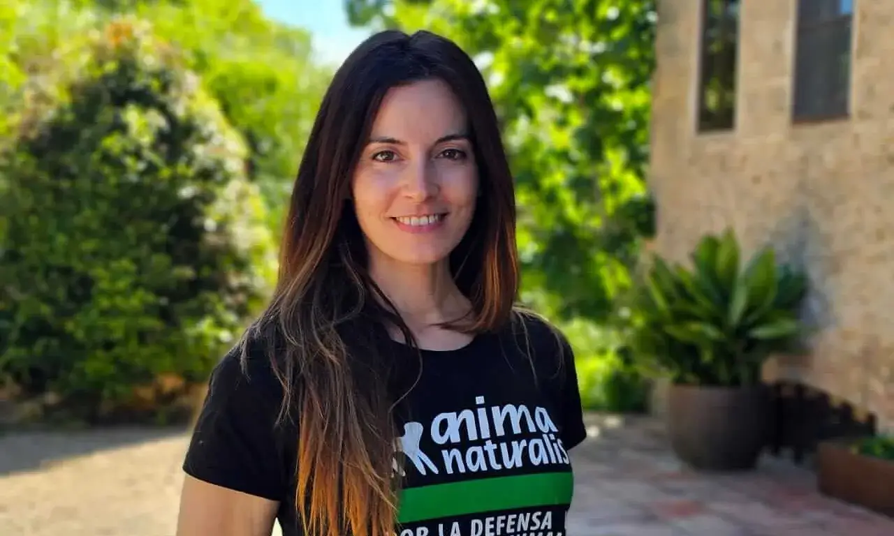 La Cristina Ibañez és una de les coordinadores d'AnimaNaturalis.