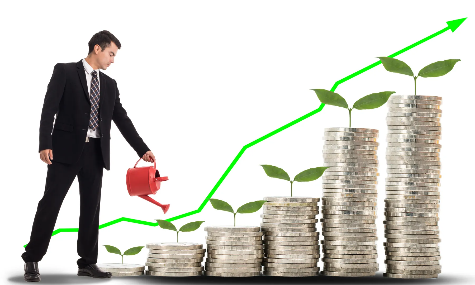 Diners que van augmentant poc a poc.