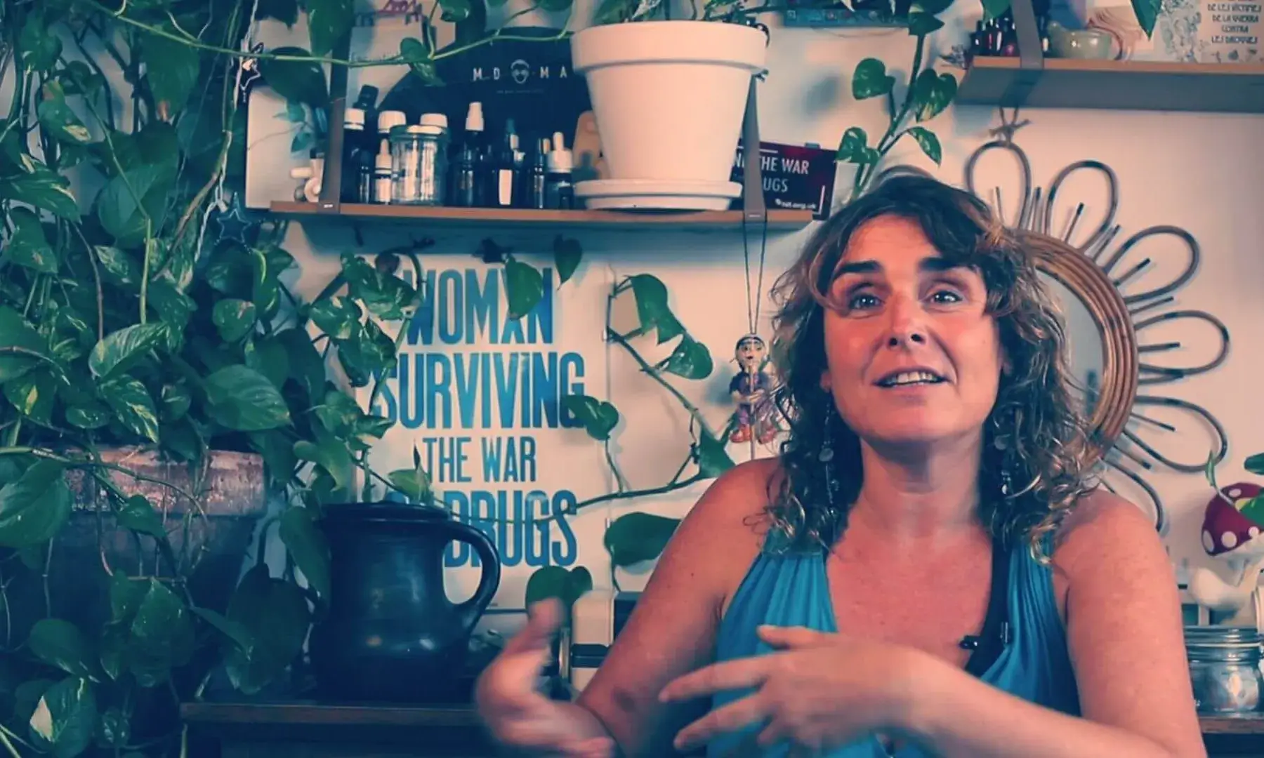 Imatge on podem veure a la dona entrevistada.