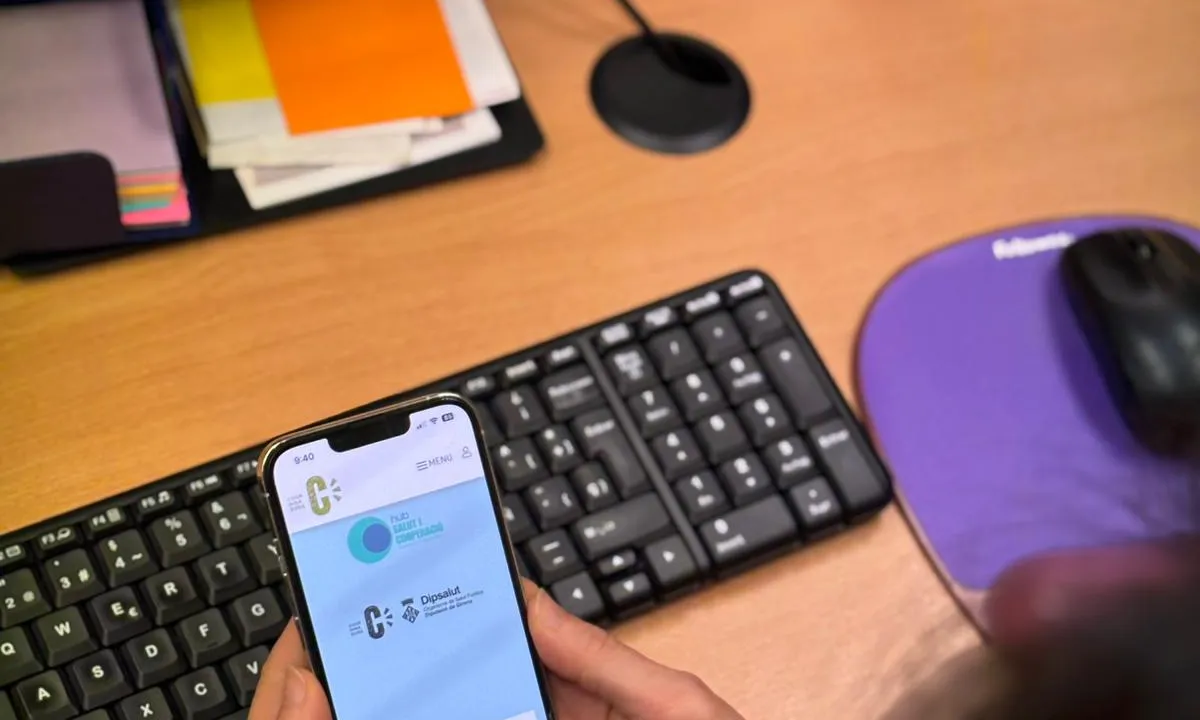 El nou web al mòbil