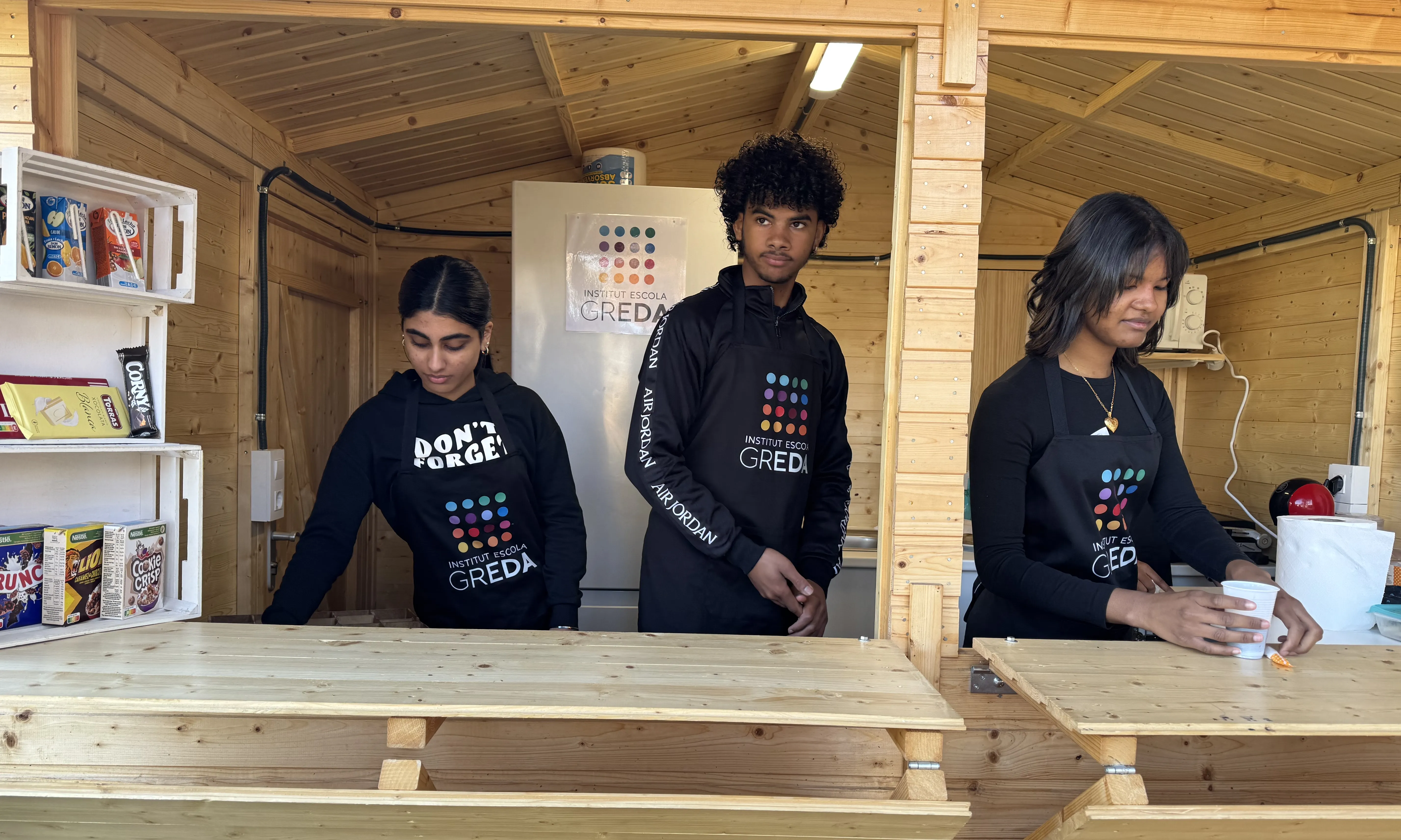 Alumnes en la visita