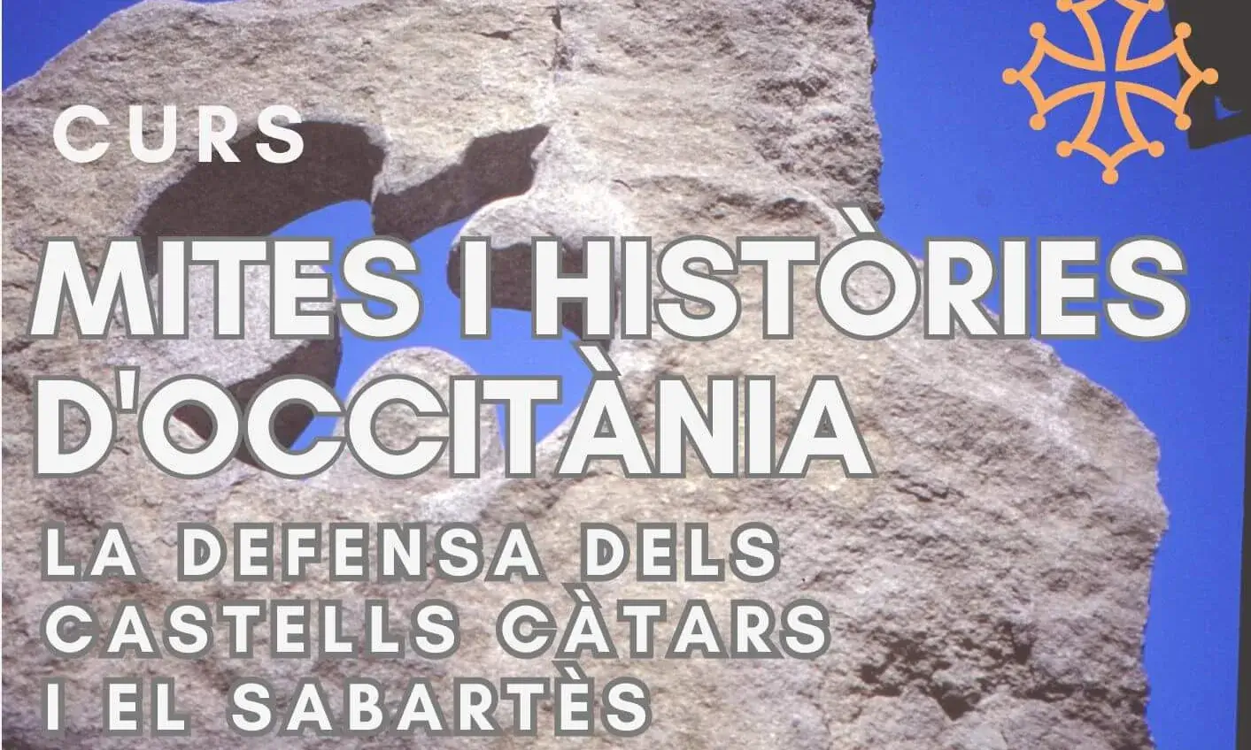 Cartell oficial del taller 'Mites i històries d'Occitània'.