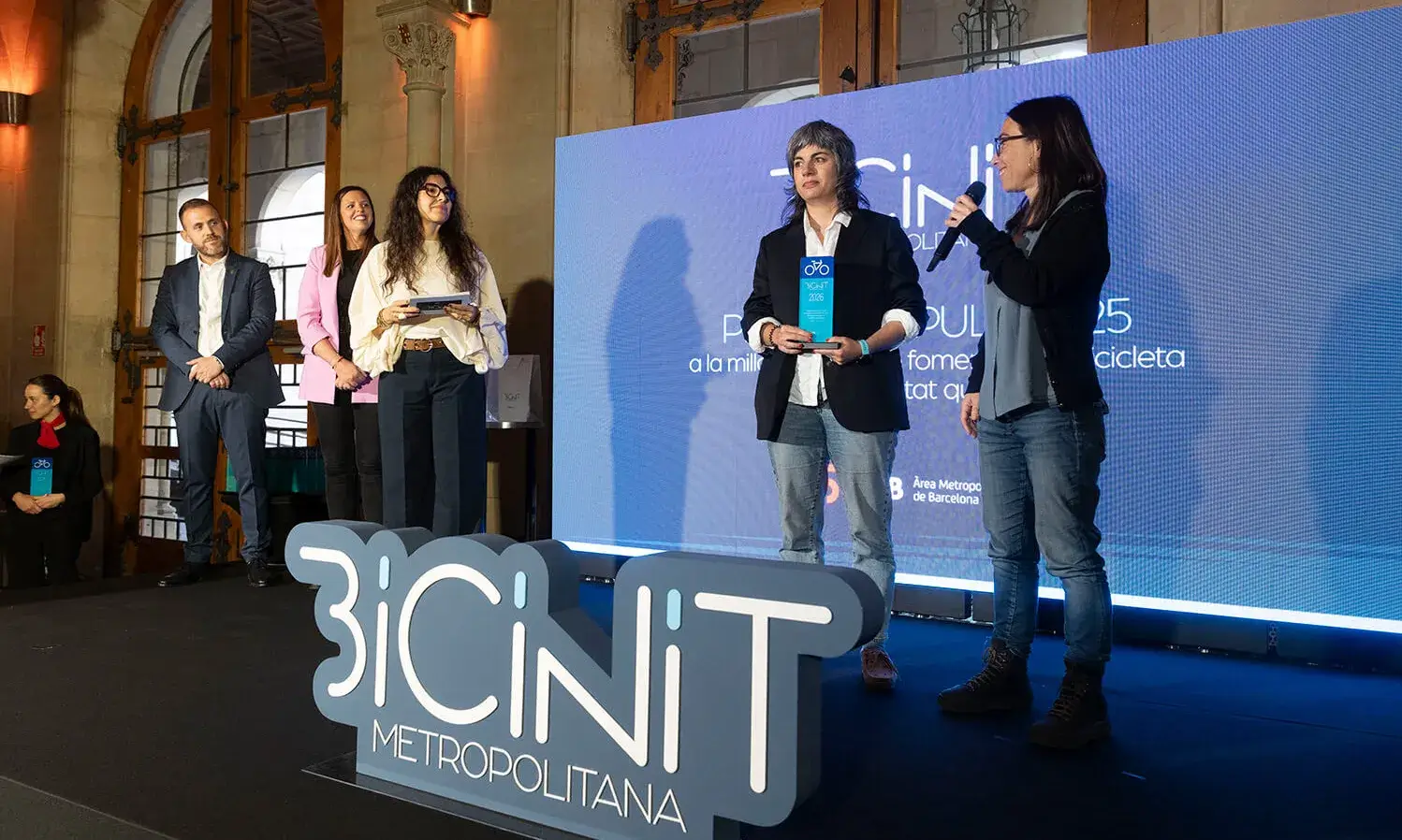 Imatge de l'entrega de premis