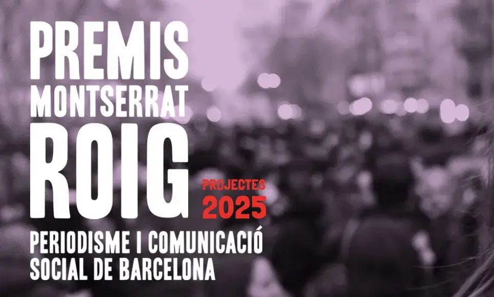 Cartell dels Premis Montserrat Roig 2025