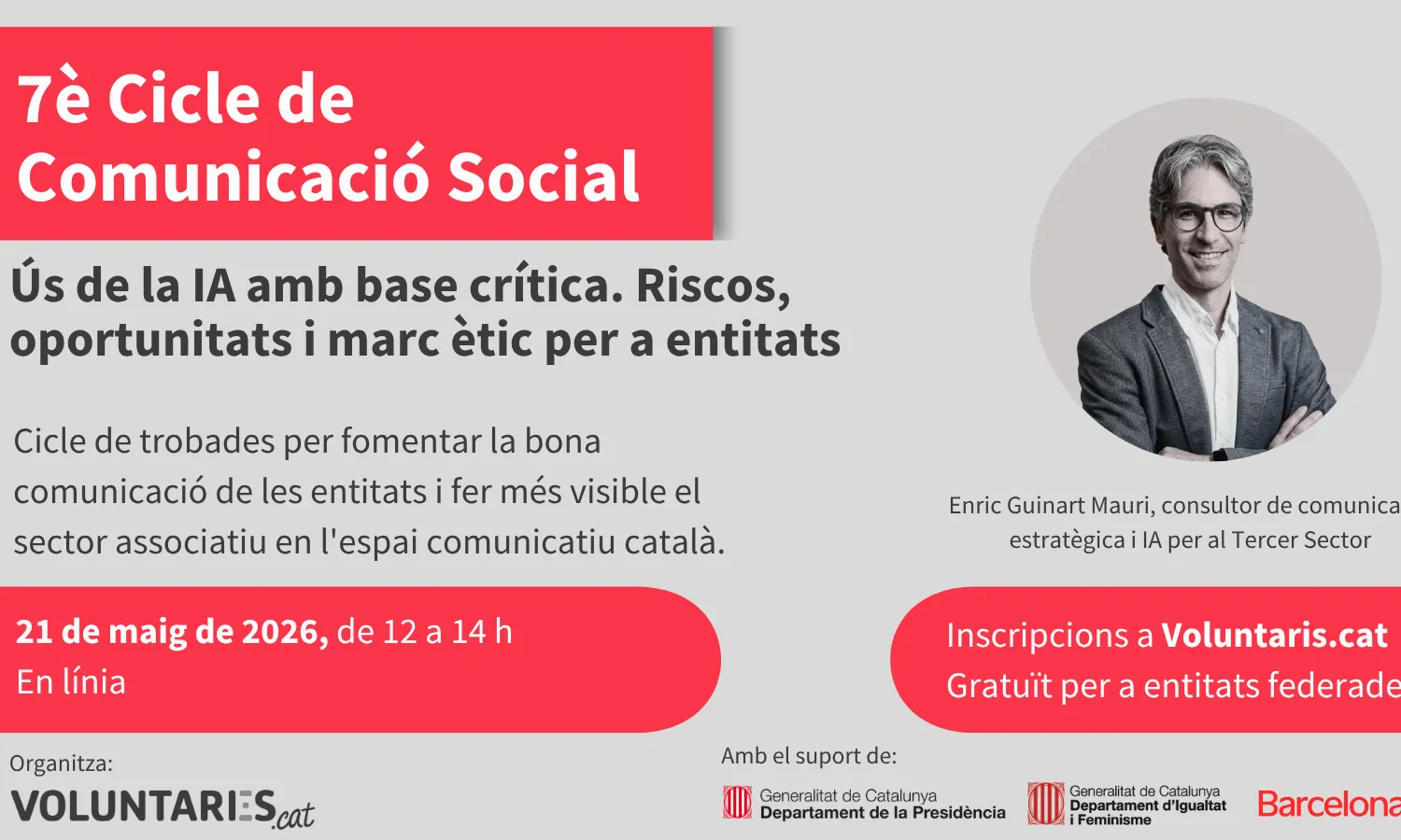 Cartell de la formació.