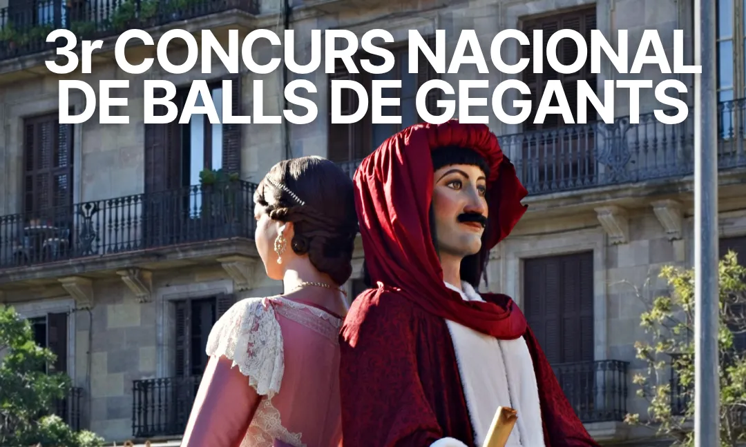 Cartell oficial del III Concurs Nacional de Balls de Gegants.