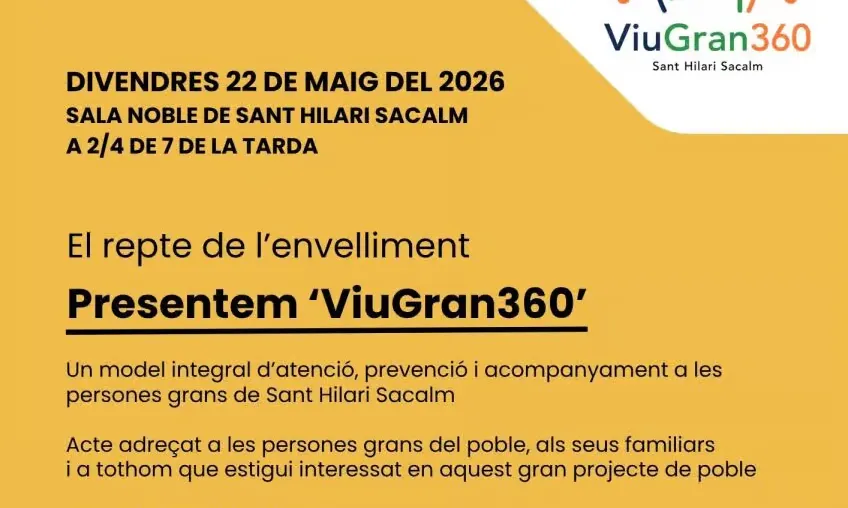 Imatge del cartell oficial de l’activitat