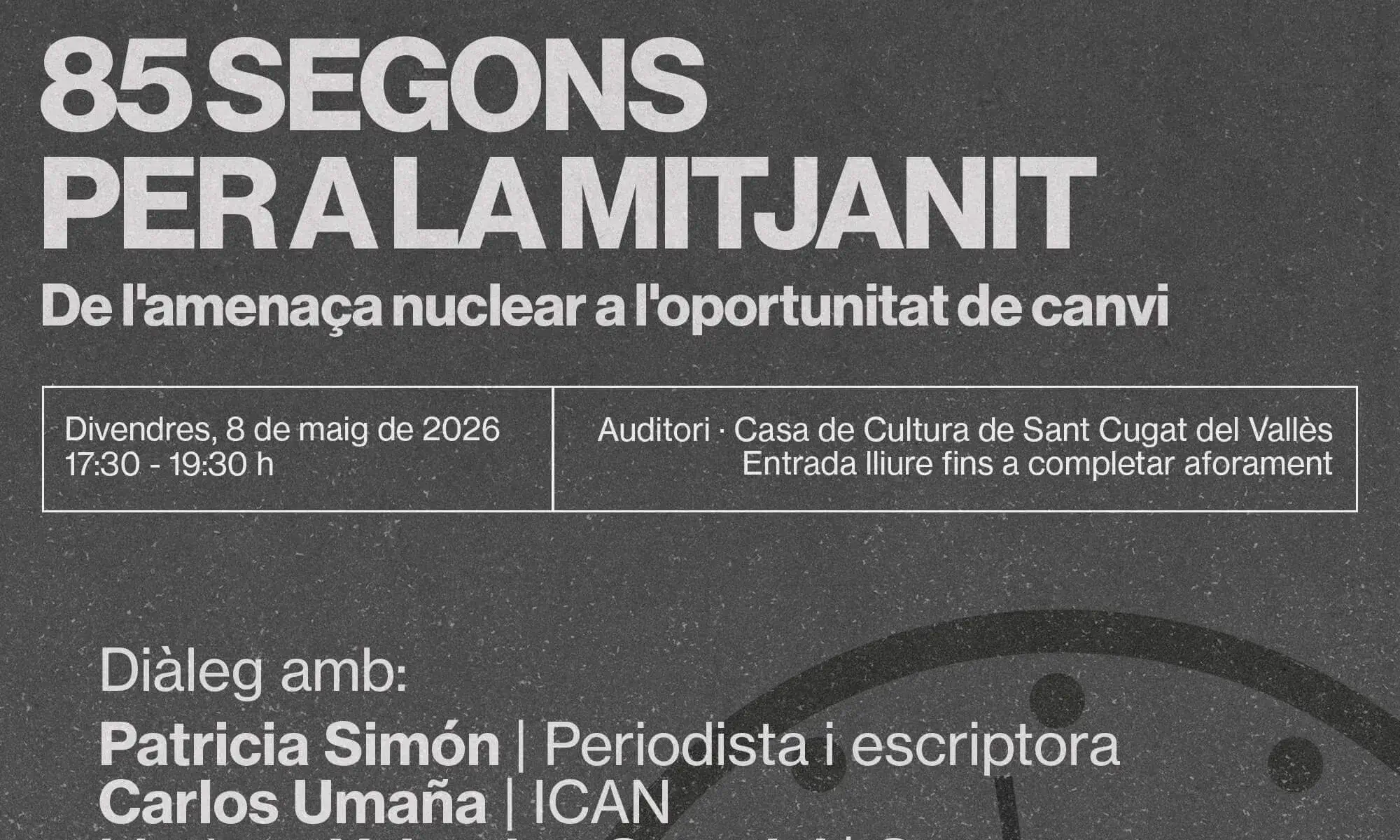 Cartell promocional de l'acte