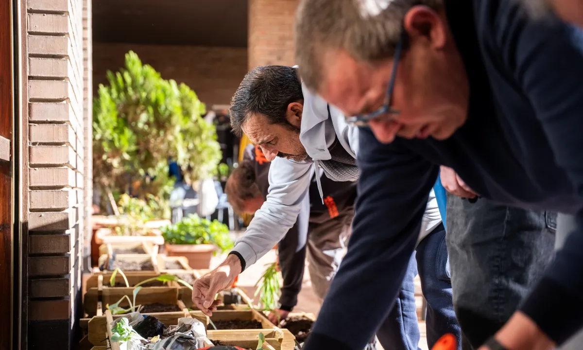 Hort comunitari de la Llar Residència Elisenda de Montcada a Lleida