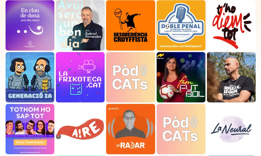 Plana web de 'PòdCATs'.
