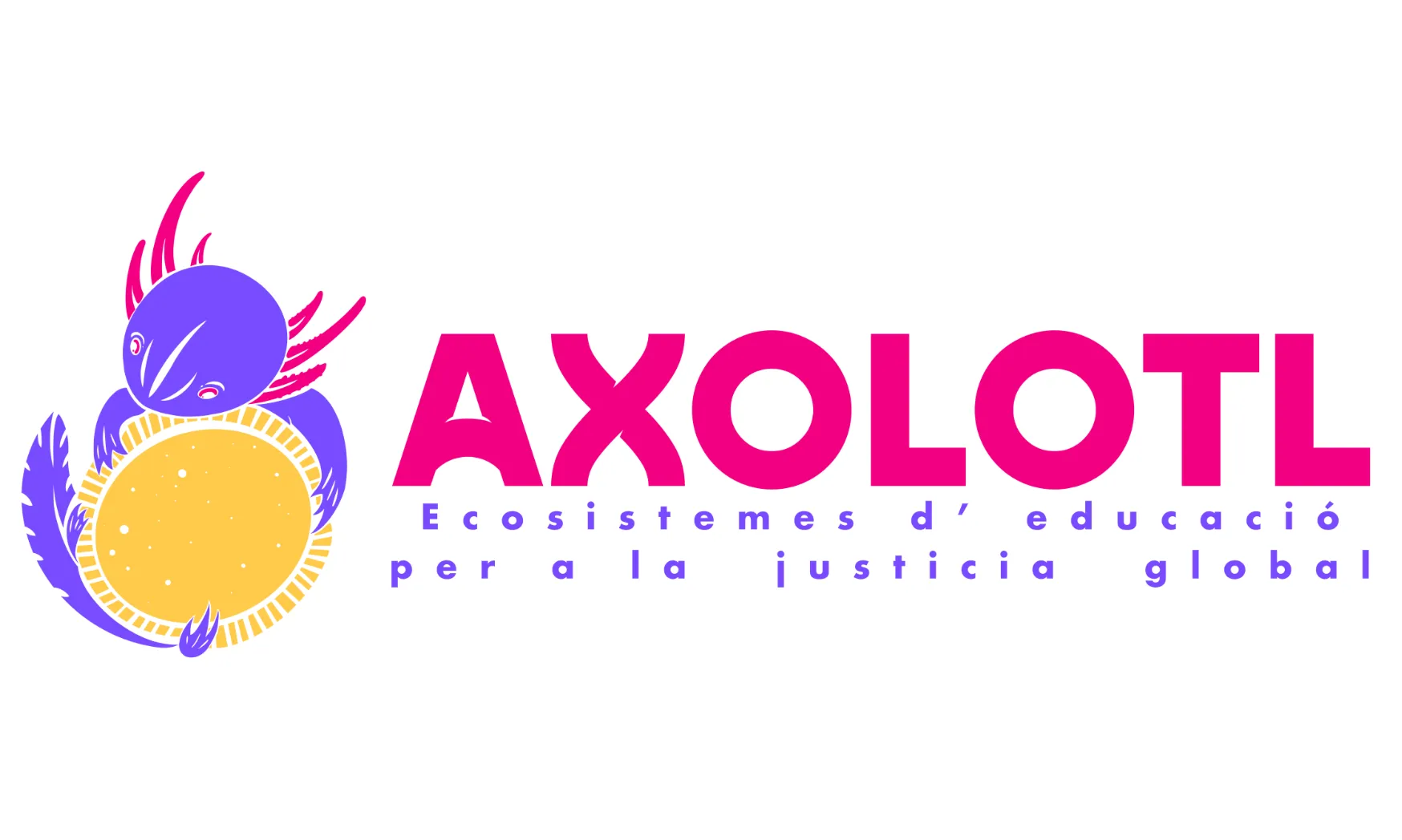 identitat gràfica de l'acadèmia Axolotl, dissenyada per Komba Castro