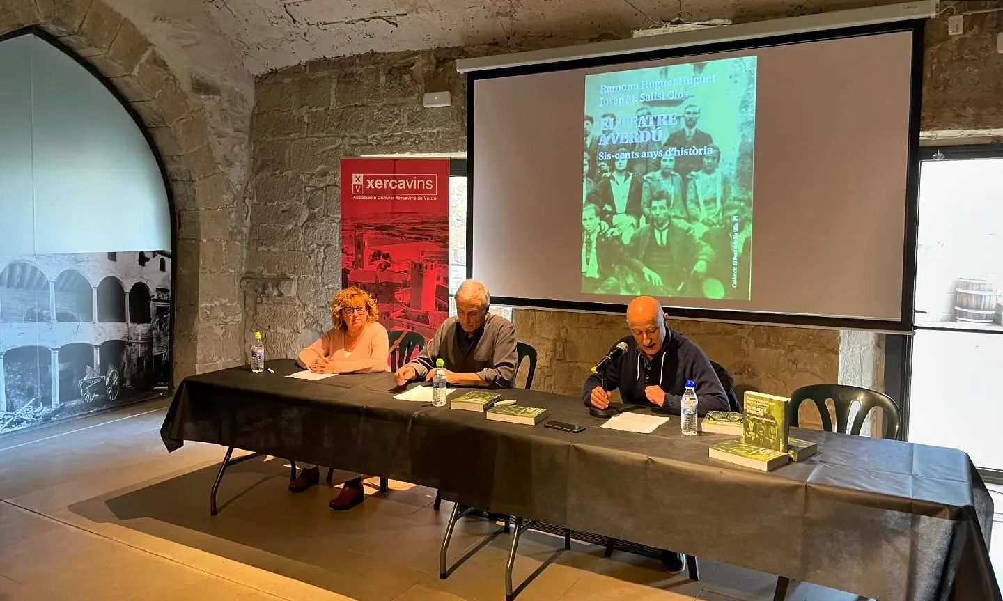 Presentació del llibre 'Teatre a Verdú'. 