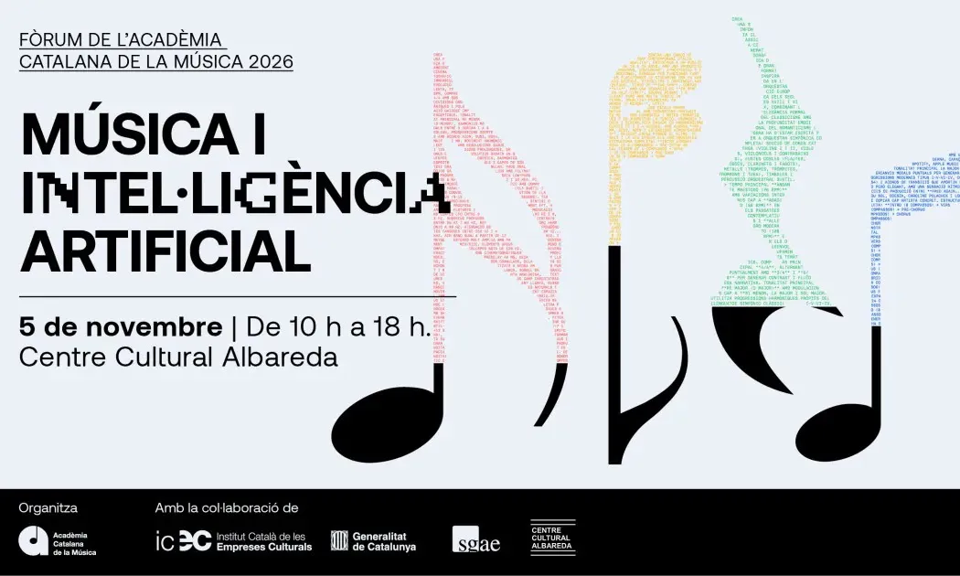 Cartell oficial del Fòrum 2026 de l’Acadèmia Catalana de la Música.