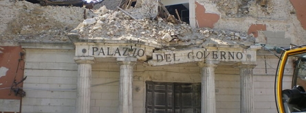 Terratrèmol a l'Aquila, a l'any 2009. Font: Wikipedia Font: 