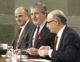 Roda de premsa posterior al Consell de Ministres. Font:www.lamoncloa.gob.es Font: 