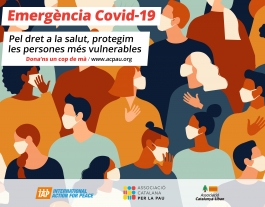 Campanya Emergència Covid-19 Font: Associació Catalana per la Pau