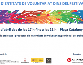 XVII Fira d’entitats de voluntariat de Girona Font: FCVS
