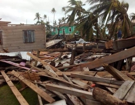 L'huracà ha causat danys molt greus en moltes zones d'Amèrica Central.  Font: Acción contra el Hambre
