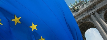 Bandera europea a Brussel·les. Flickr: Rock Cohen 