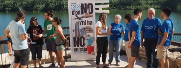 Els col·lectius adherits a la campanya asseguren que la clau per combatre la sequera resideix en reduir la demanda d'aigua i abordar l'arrel del problema. Font: Aigua és Vida  Font: Aigua és Vida 
