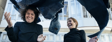 Núria Nubiola, creadora del projecte Back to Eco, a l'esquerra de la fotografia. Font: Back to Eco