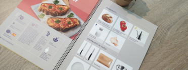 El llibre de cuina fàcil és fruit del projecte europeu 'EasyCookings'. Font: Fundació Ramón Noguera