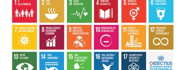 Els Objectius del Desenvolupament Sostenible configuren l'Agenda 2030 Font: mediambient.gencat.cat